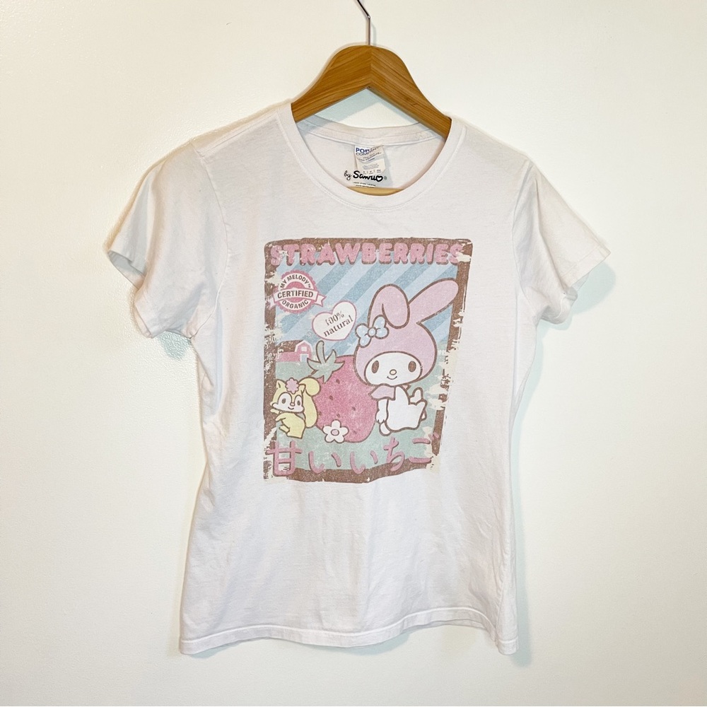 Sanrio Bunny Strawberries T-Shirt